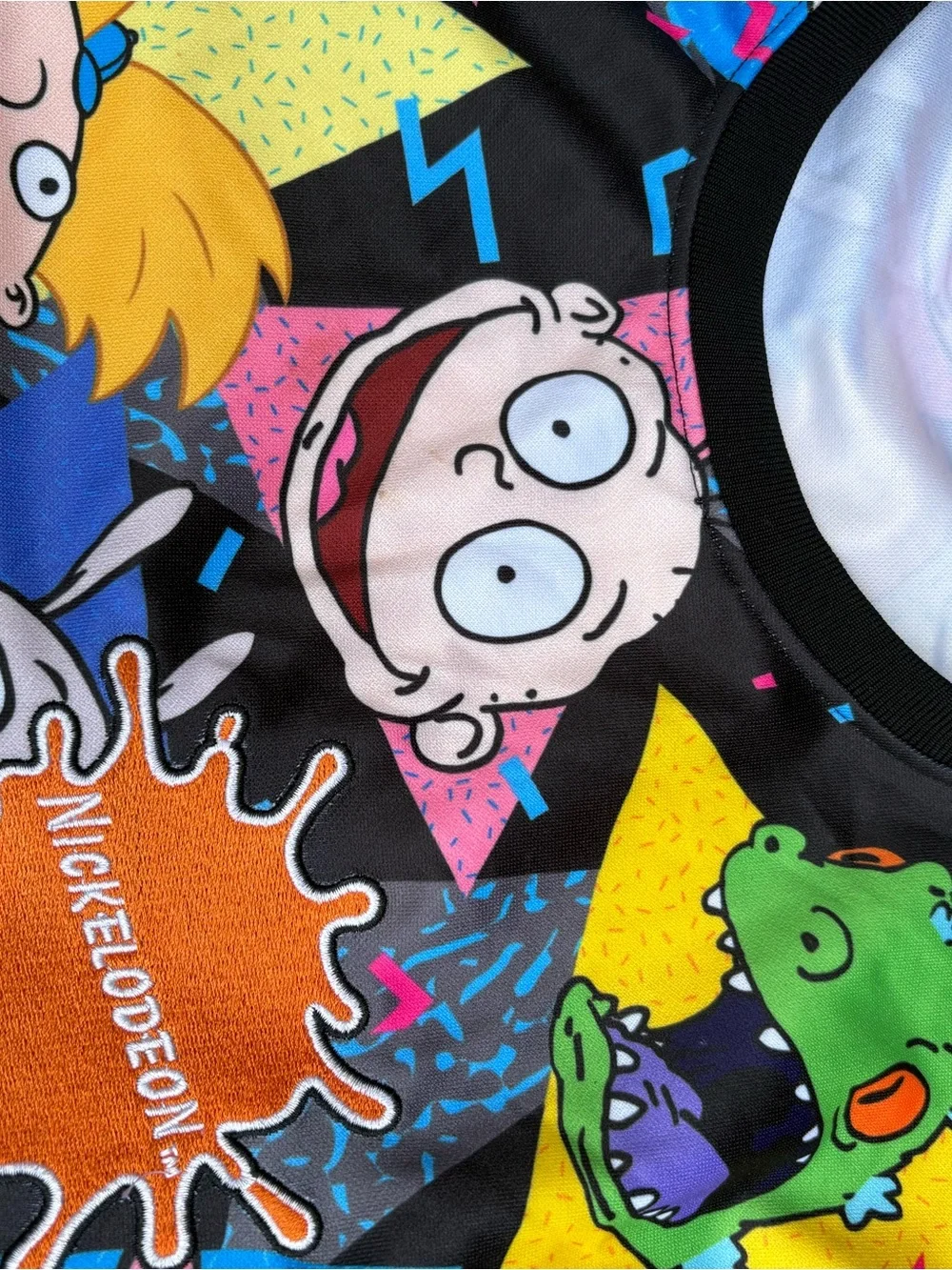 Nickelodeon Black Multicolor Rugrats & 90s Cartoon Graphic Tee - Picture 3 of 9